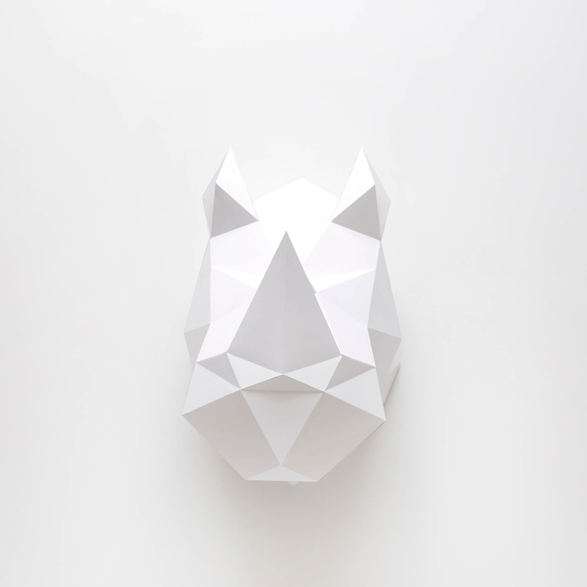 Paper Rhino - Trophée en papier Assembli